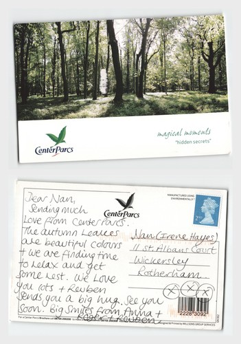 Vintage postcard center - vintage,