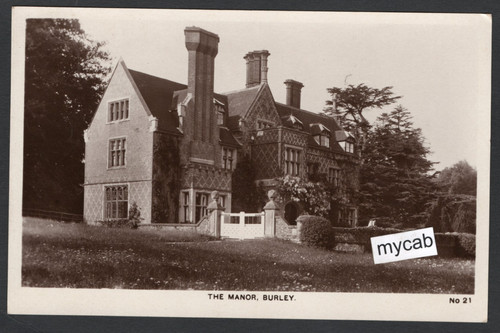 Postcard burley ringwood - nr,