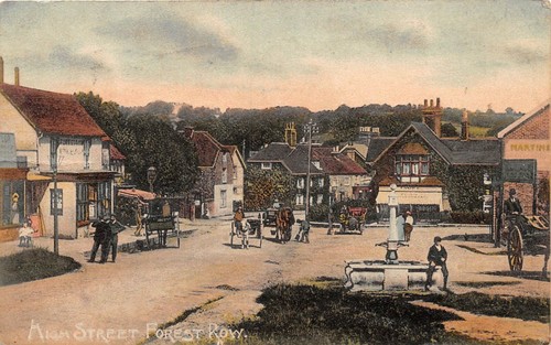 Postcard forest row high - postcard,