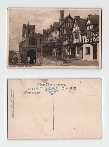 Vintage postcard warwick - vintage,