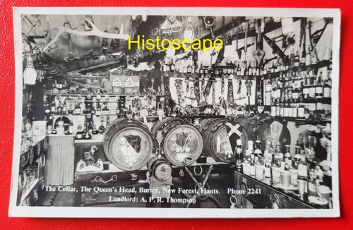 Postcard used the cellar - postcard,