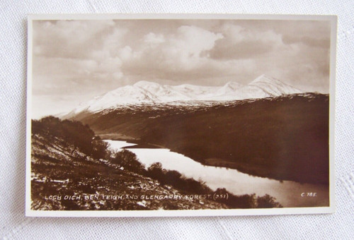 Vintage postcard loch - loch, oich