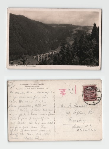 Postcard ravenna viaduct - ravenna,