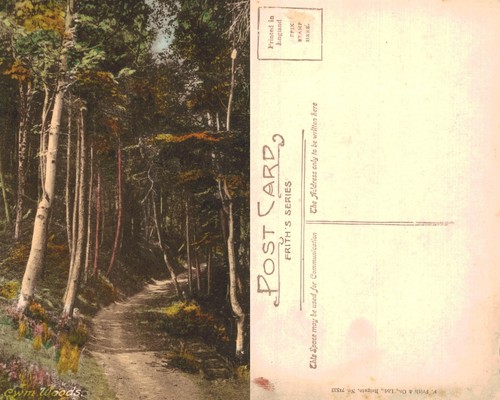 Vintage postcard cwm - postcard,