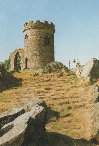 Leicestershire postcard old - postcard,