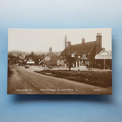 Forest row postcard c1910 - row,