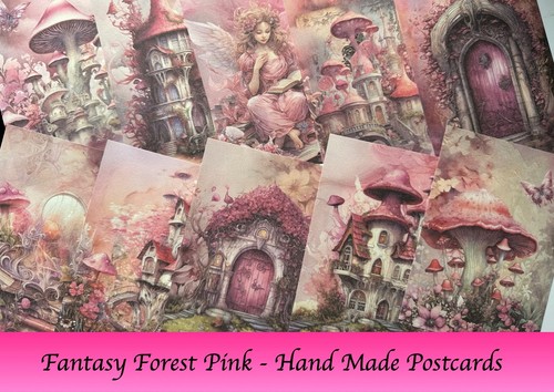Fantasy forest postcards - postcards, in