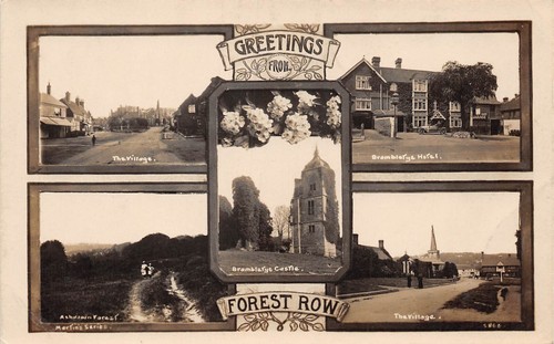 Postcard sussex forest row - postcard,